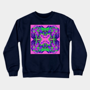 huitzil el alien ecopop Crewneck Sweatshirt